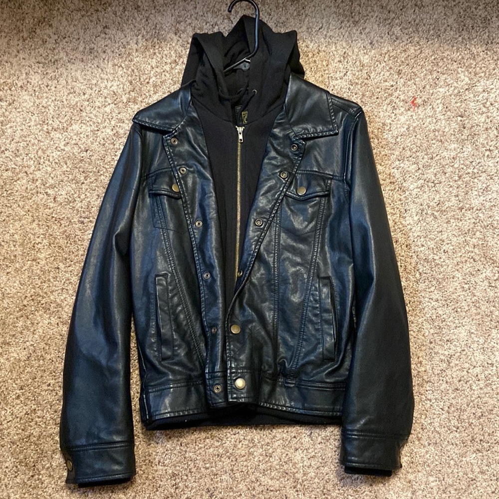 Leather jacket size small.